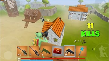 Rocket Royale 11 KILLS WITH BAZOKA AND AUG - Android gameplay #105