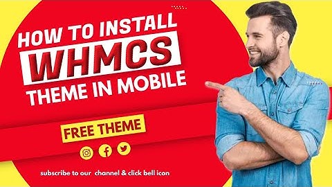 How To Install Whmcs Theme | Whmcs Theme Setup | Free Whmcs Theme