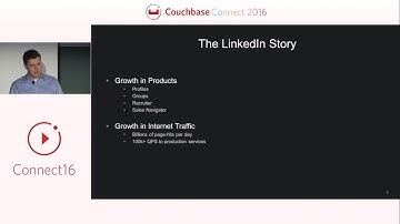 LinkedIn: Going all in: from a single use case to many – Couchbase Connect 2016