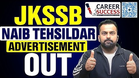 Jkssb Naib Tehsildar advertisement out | Jkssb naib tehsildar recruitment 2025 9419145317