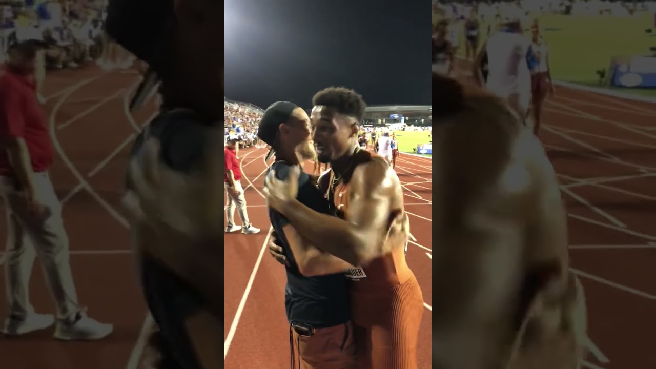 Trey Hardee Congratulates Leo Neugebauer On His Collegiate Record In Decathlon