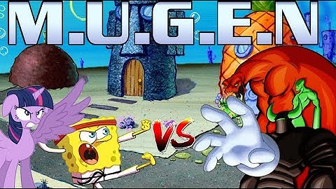 MUGEN Battle 172: Karate SpongeBob and Alicorn Twilight Sparkle vs Master Hand and Abyss