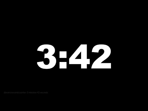 3 minutes 42 seconds [222 secs] clock timer countdown || Alarm Focus