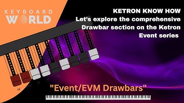 Ketron Event/EVM -The Drawbars