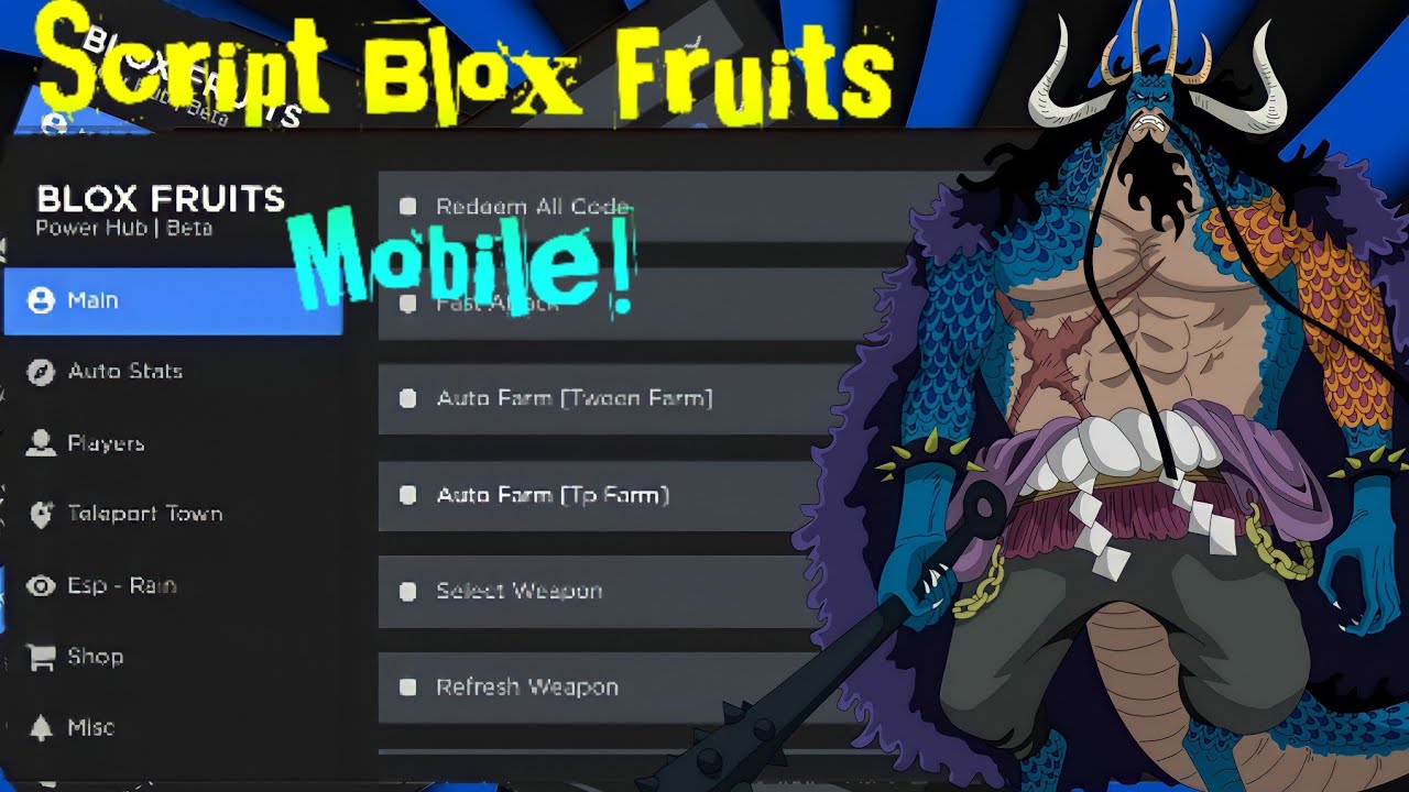 Novo Melhor script de Blox fruits pra celular arceus x