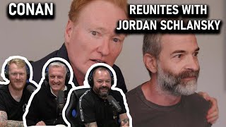 Conan Reunites With Jordan Schlansky REACTION!! | OFFICE BLOKES REACT!!