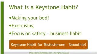 Testosterone Smoothie - Keystone Habit for Nutrition