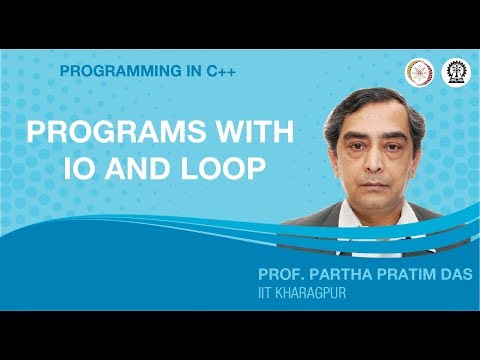 Programs with IO and Loop (Lecture 04) 