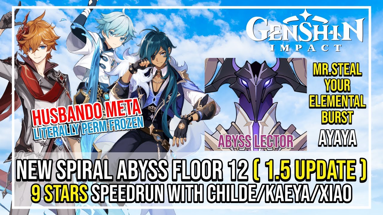 Download New Spiral Abyss 1 5 Update Floor 12 9 Stars Speed