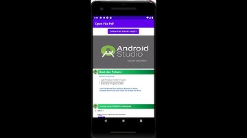 Membuka File Pdf Android Studio
