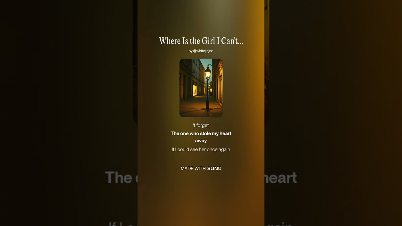 Where is the girl I can't forget#playlist #popsong