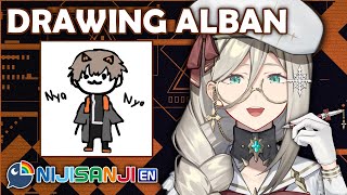 【DRAWING ZATSUDAN】 Let's Draw Alban!🎭🕒 【NIJISANJI EN | Aia Amare 】