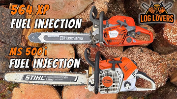 Fuel Injection Chainsaw Battle! HUSQVARNA 564XP vs STIHL MS 500i