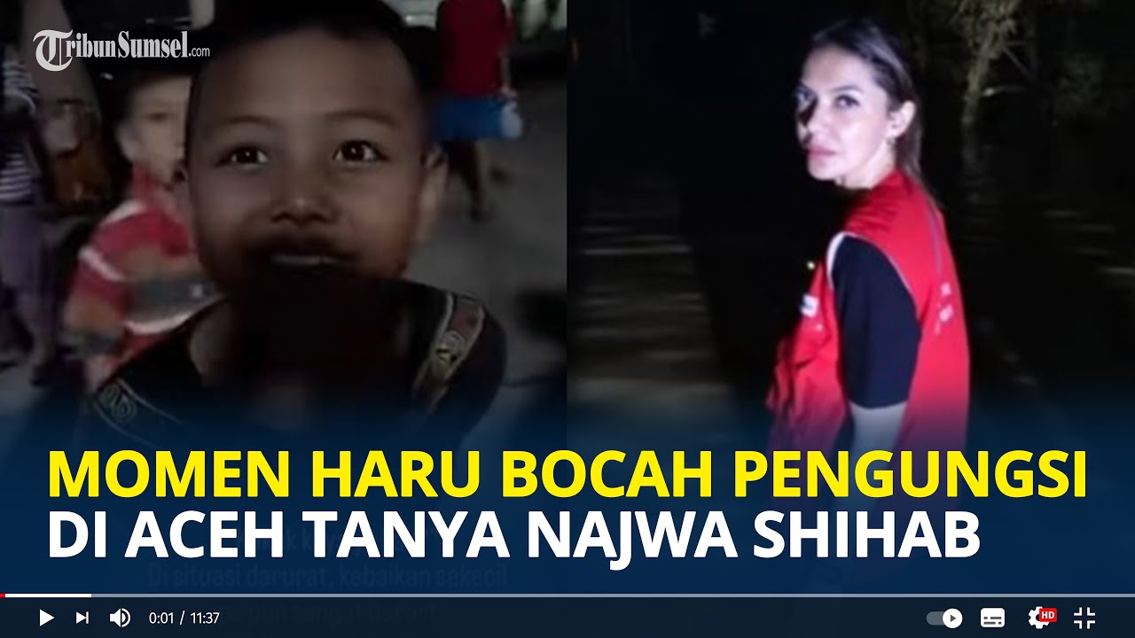MOMEN Najwa Shihab Ditanya Bocah Korban Banjir di Aceh Bikin Netizen Sedih, Kak Kakak Kaya?