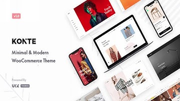 Konte - Minimal & Modern WooCommerce WordPress Theme | Themeforest Website Templates and Themes