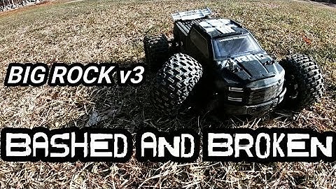 Arrma Big Rock v3 first bash and break