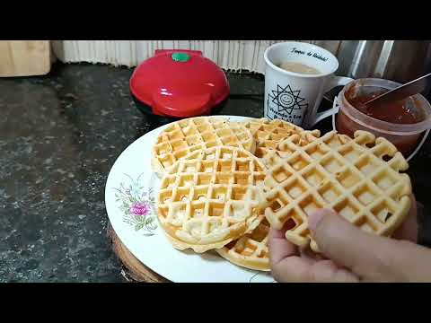 Waffles Saudãveis Simples