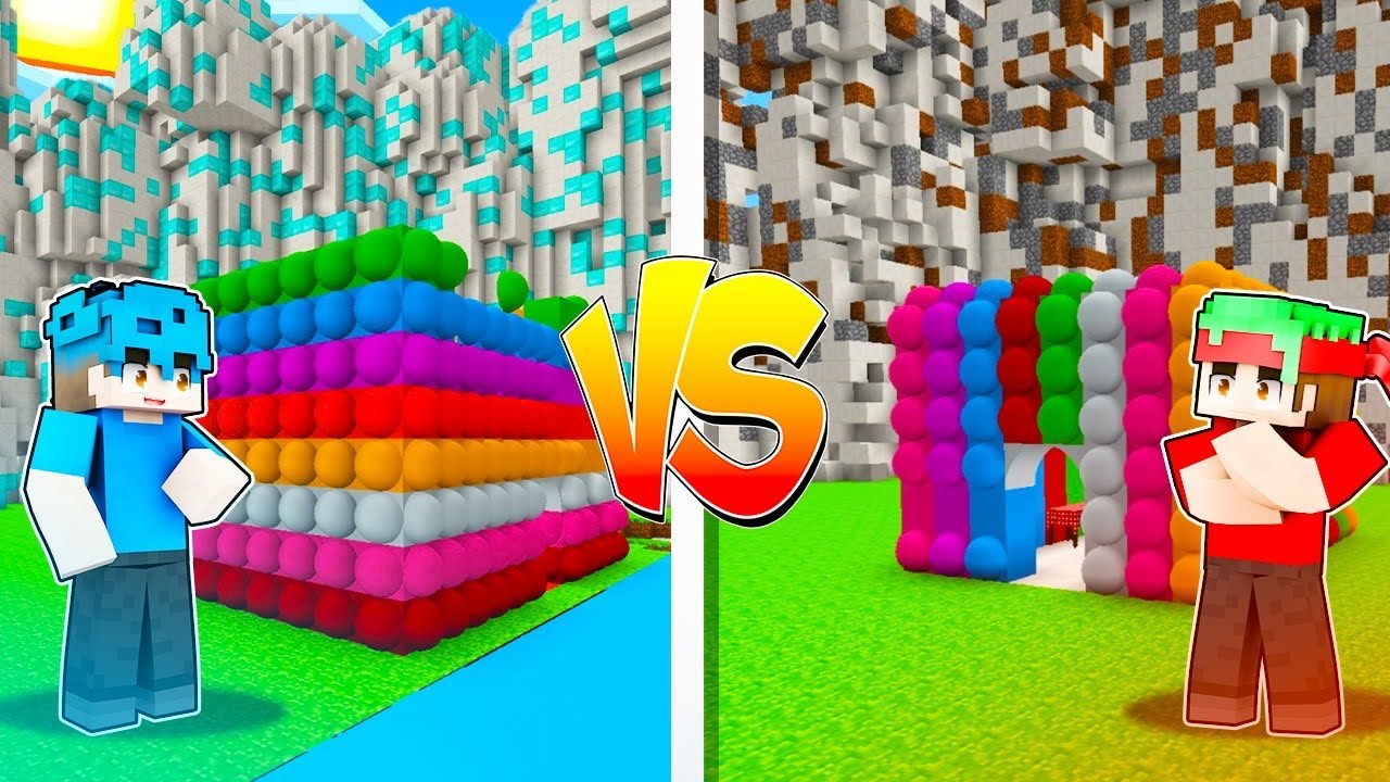 CHI FA LA CASA POP IT MIGLIORE VINCE🤩SU MINECRAFT