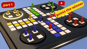 ludo animation,guess the winner part 1