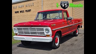 Super Clean 1969 Ford F100 at I95 Muscle