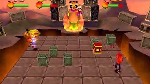 Crash Bash Crash y Coco Bandicoot Vs Papu Papu