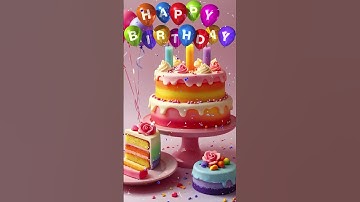 Thumbnail of Happy Birthday Song For Special Day Happy Birthday To You 🎂#happybirthdaysongwithangel #birthday