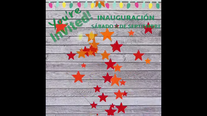 Invitación a la INAUGURACIóN