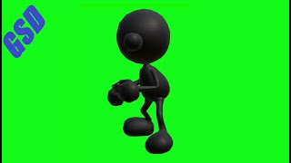 Mr Game and Watch (Super Smash Bros) Green Screens