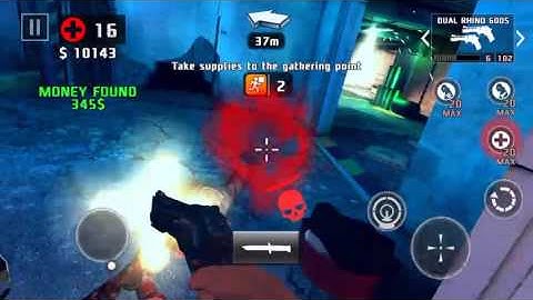 Dead trigger 2 Mac m19 + dual rhino gods gameplay.
