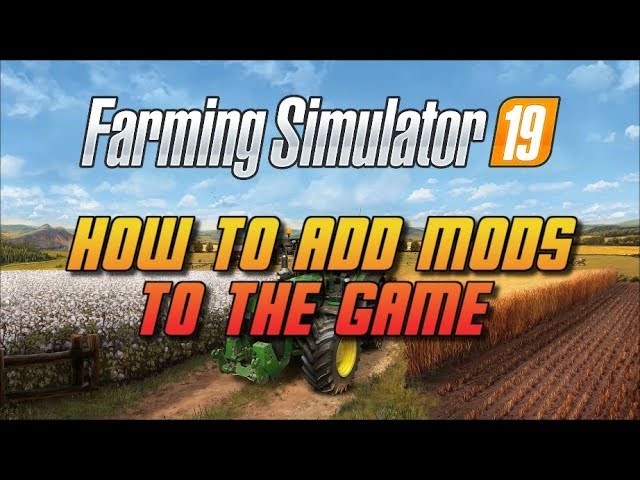 harpoen diefstal snelweg FS19 - How to add mods to the game - YouTube