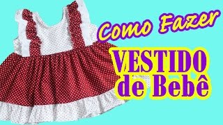 ðŸŒ¸ Como Fazer Vestido para BebÃª/Infantil Passo-a-Passo