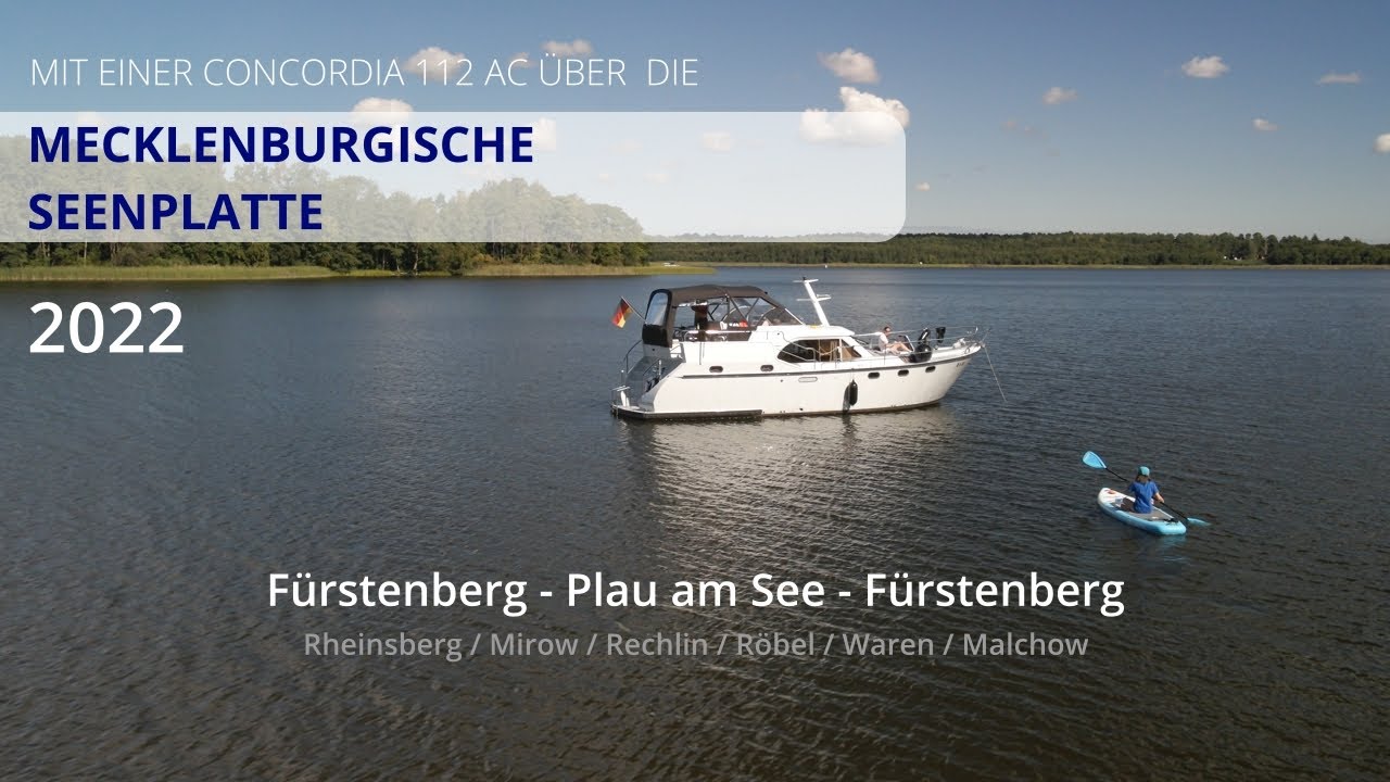 Mecklenburgische Seenplatte Müritz 2022 - mit einer Concordia 112 AC