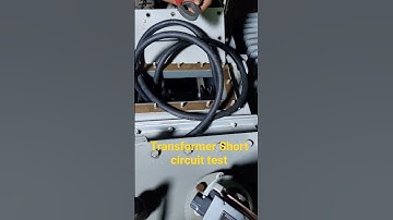Transformer short circuit test.  How to short secondery side. #power #test #solar #idt #viral #short