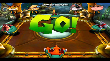 Crash Bash - review -  Beach Ball ( Trophy Challenge 1 )