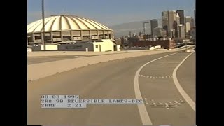 Driving On I-90 West In 1995 (Bellevue, Seattle)