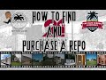 How to find and purchase a repo