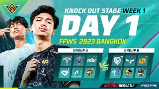 [ID] Free Fire World Series - Knock Out Stage Week 1 Day 1