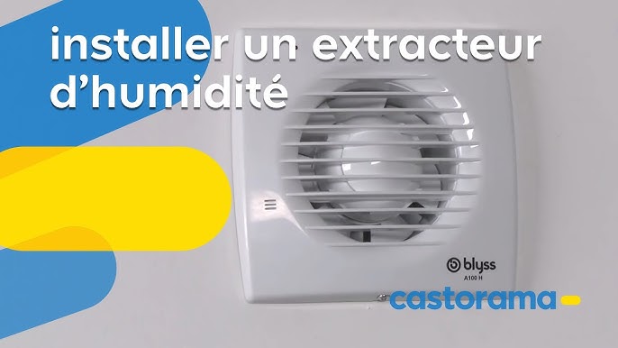 ➡️ Pose Bouche VMR (VMC) à détection Présence & Humidité ( SILENT DUAL 100  ) 