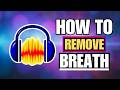 Audacity 3.7.7: How to Get Rid of Annoying Breathing Noises