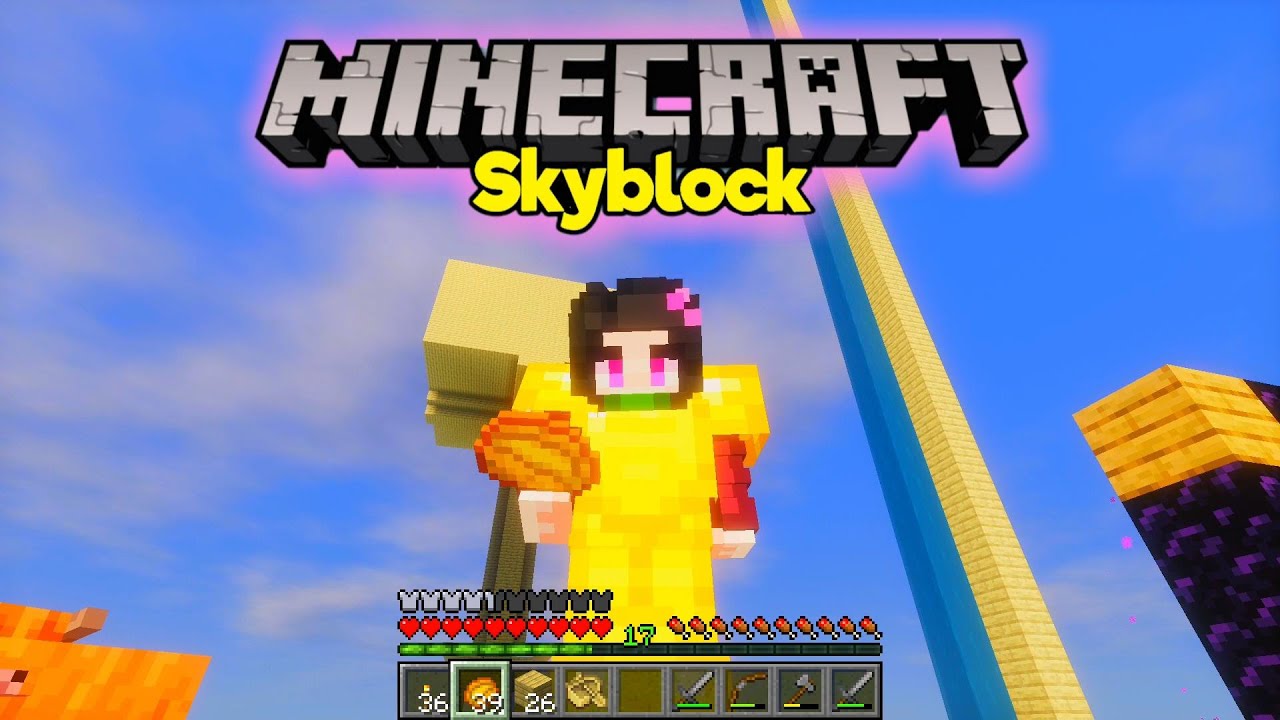 Trying A New Approach To Getting Zombie Villagers To Cure in MINECRAFT SKYBLOCK Ep 34