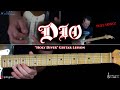 Holy Diver Guitar Lesson (Full Song) - Dio