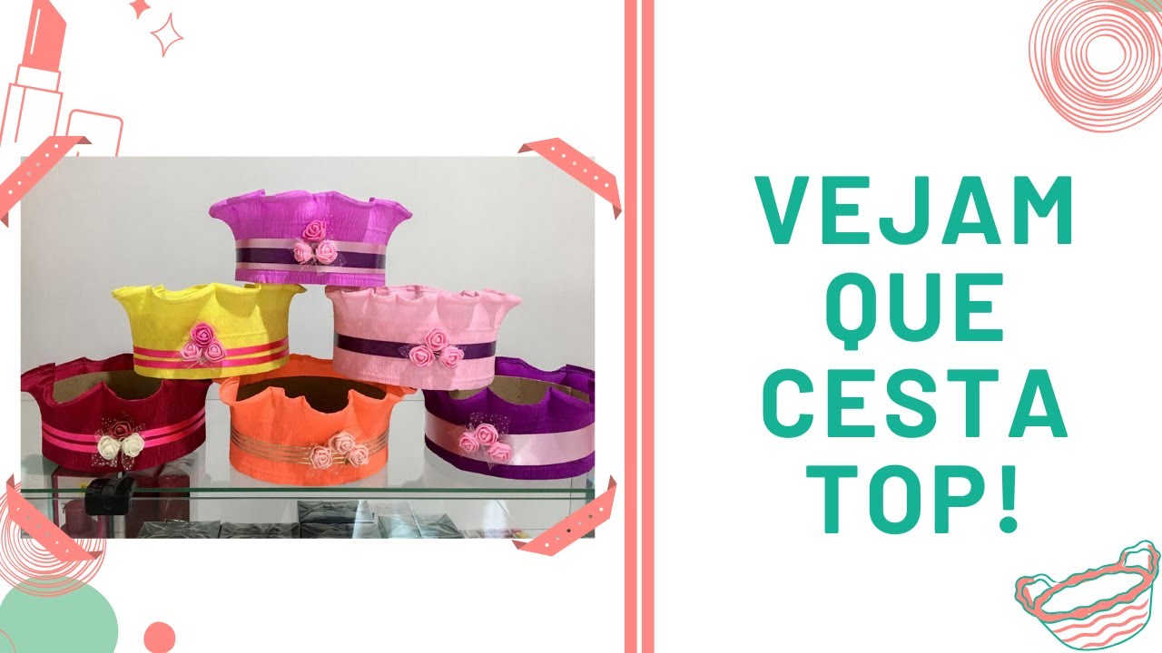 CESTA PAPEL CREPOM BOLEADO