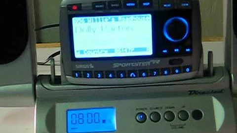 eBay Item Demo - Sirius SP-R2 XM Radio and Executive Dock