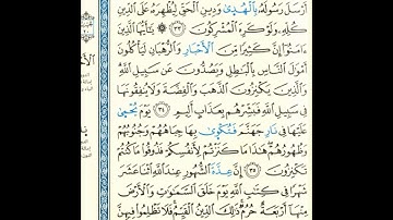 القرآن الكريم صفحة رقم 192 برواية الدوري عن الكسائي  القارئ مفتاح السلطني