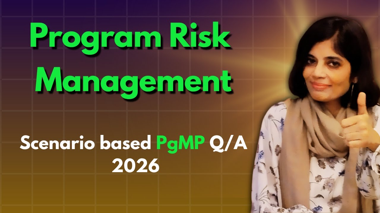 Program Risk vs Project Risk | PgMP Tricky Scenario Solved