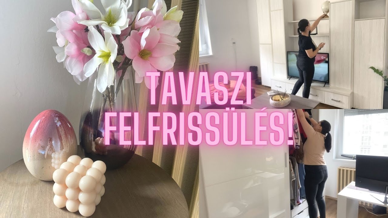 TAVASZI FELFRISSÜLÉS - TAKARÍTÁS ÉS DEKORÁLÁS! | Cintia. #springcleaningmotivation