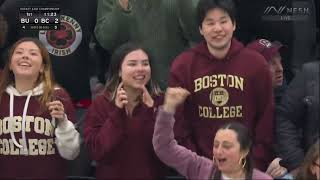 Boston College vs. Boston University - 2024 Hockey East Championship Highlights