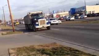 Blue Max Trucking Peterbilt 357 dump truck jake brake