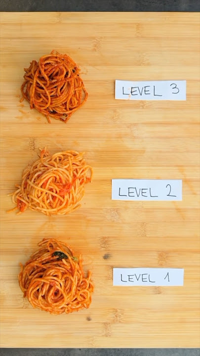 We react to THREE LEVELS PASTA