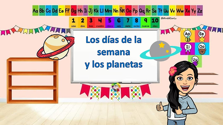 Los días de la semana y su relación con los planetas